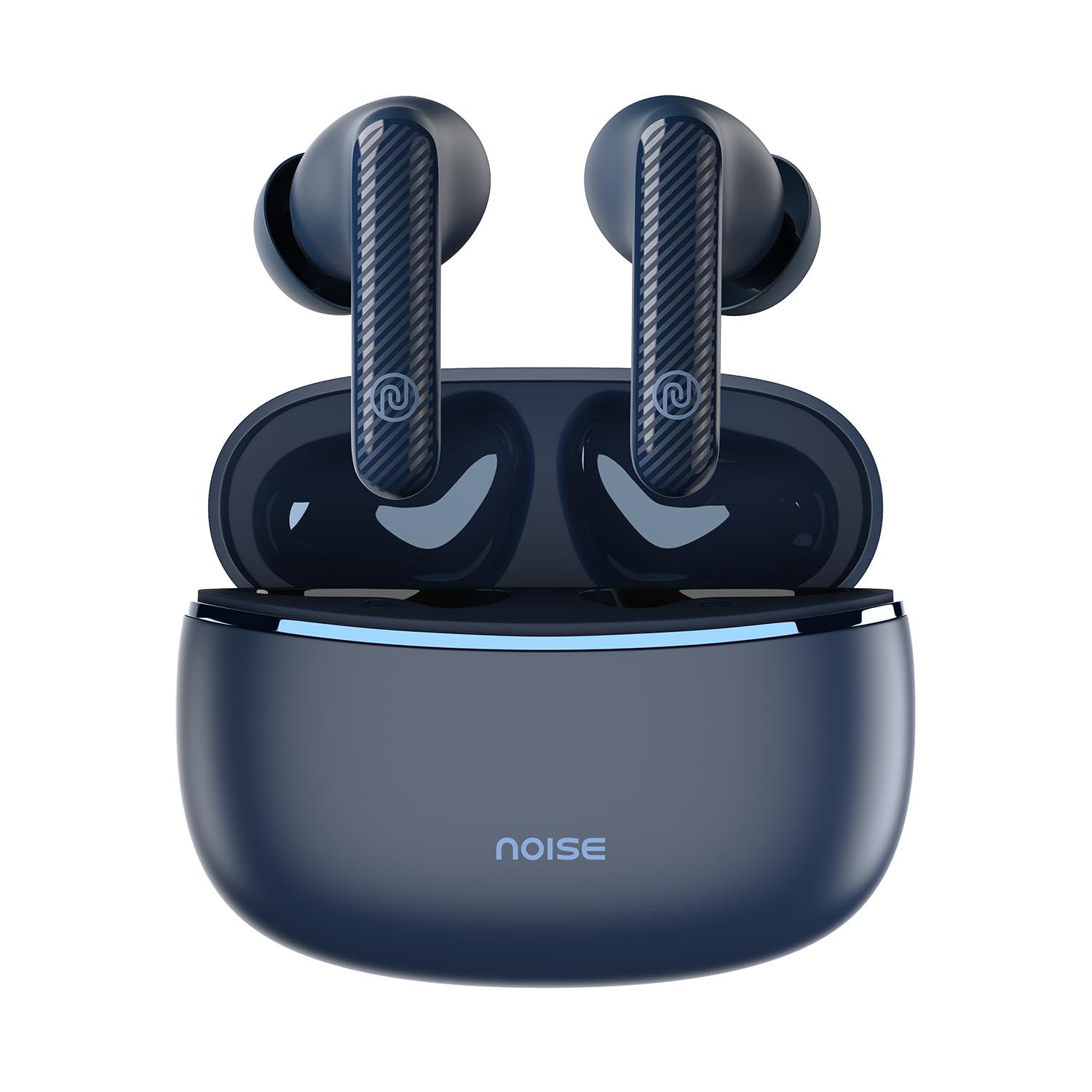 Noise Aura Buds in-Ear Truly Wireless Earbuds with 60H of Playtime, Quad Mic with ENC, Dual Device Pairing, Instacharge(10 min=150 min),12mm Polymer Composite Driver, BT v5.3(Aura Blue)
